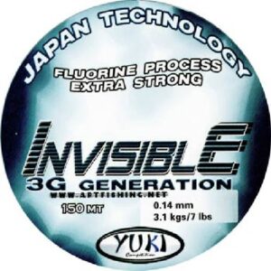 Yuki Invisible 3G Fluo coated nylon 150 mtr-0