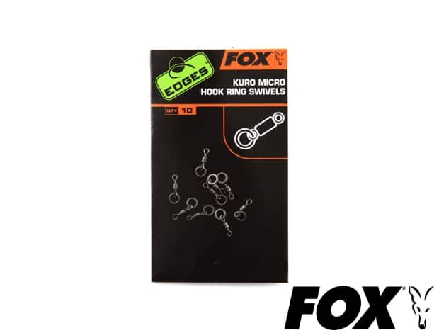 Fox Kuro Micro Hook Ring Swivel-0