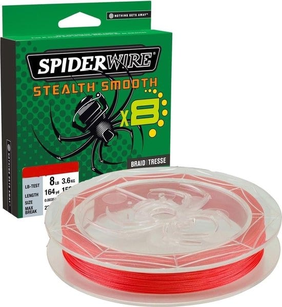 Spiderwire Stealth Smooth 8 Red 150m