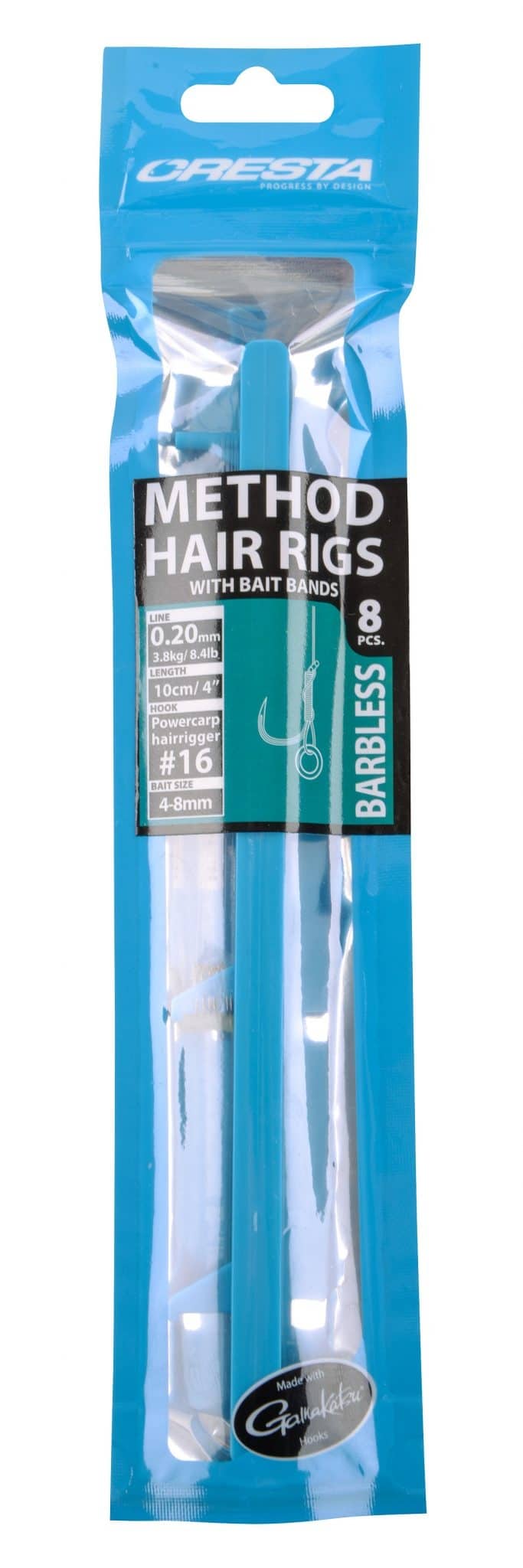 Cresta Method Hair Rigs + Band Barbless