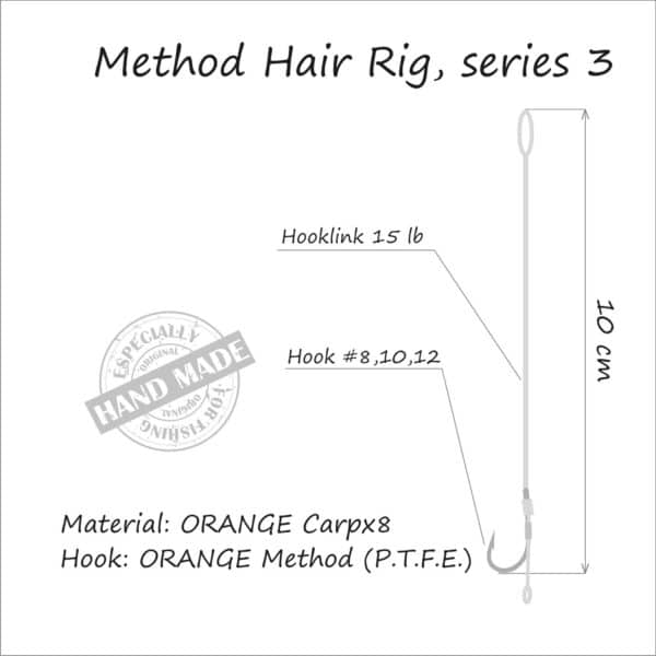 Orange Method Hair Rigs Strong Rig (series 3)