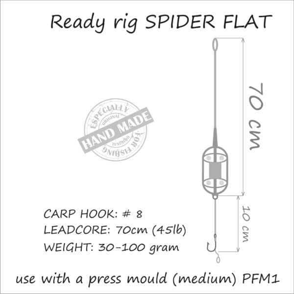 Orange Spider Flat Carp Rig-12057